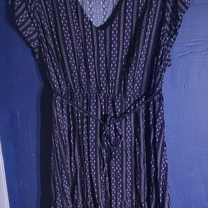 Torrid - Black & Pink Striped Dress